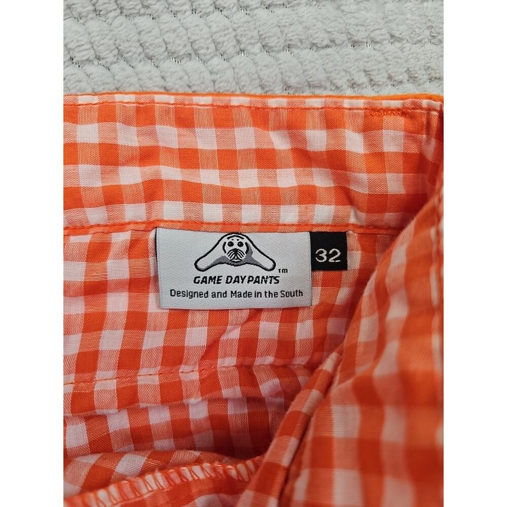 Gameday Pants Mens 32 Tennesse Vols Orange Corduroy White Stripe - Picture 4 of 6